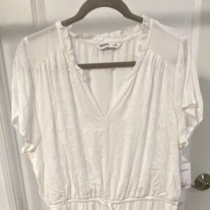 White Tiered Maxi Dress